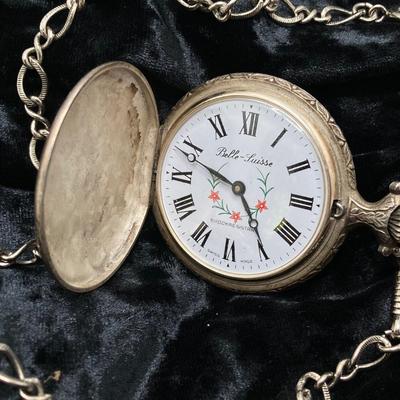 LOT 119: Vintage Swiss Belle - Luisse Pocket Watch