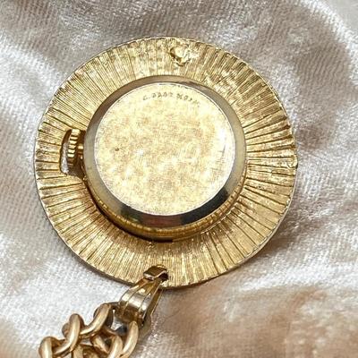 LOT 121: Wittnauer Scarab Band Swiss Watch and Jean Cardot Pendant Watch