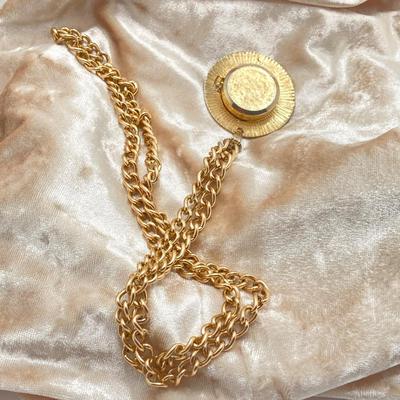 LOT 121: Wittnauer Scarab Band Swiss Watch and Jean Cardot Pendant Watch