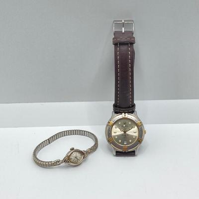 LOT 125: Pair of Bulova Watches