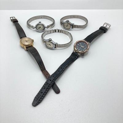 LOT 126: Collection of Vintage Timex Watches - Titanium 100 Meter and More