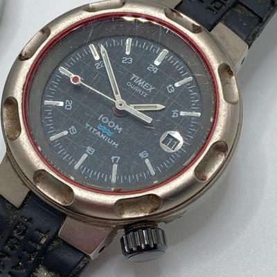 LOT 126: Collection of Vintage Timex Watches - Titanium 100 Meter and More