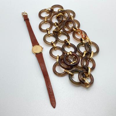 LOT 127: Seiko and Bill Blass Quartz Watches with Vintage Fashion Jewelry