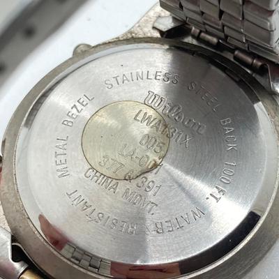 LOT 132: Vintage Watch Collection - Fossil Sun Moon Calendar, Tommy, Wilson, Dickies and Sergio Valente