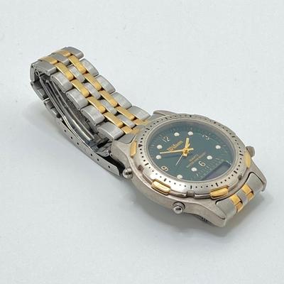 LOT 132: Vintage Watch Collection - Fossil Sun Moon Calendar, Tommy, Wilson, Dickies and Sergio Valente