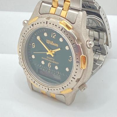 LOT 132: Vintage Watch Collection - Fossil Sun Moon Calendar, Tommy, Wilson, Dickies and Sergio Valente