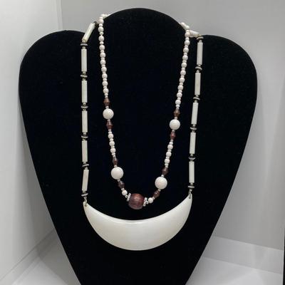 LOT 133: Vintage Silver Tone Statement Jewelry - Marlyn Schiff, White House Black Market (HBM), Chico's and More