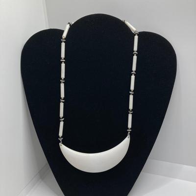 LOT 133: Vintage Silver Tone Statement Jewelry - Marlyn Schiff, White House Black Market (HBM), Chico's and More