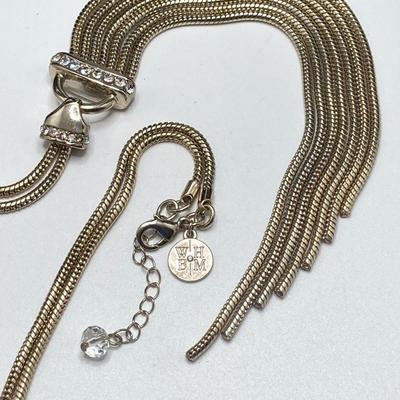 LOT 133: Vintage Silver Tone Statement Jewelry - Marlyn Schiff, White House Black Market (HBM), Chico's and More