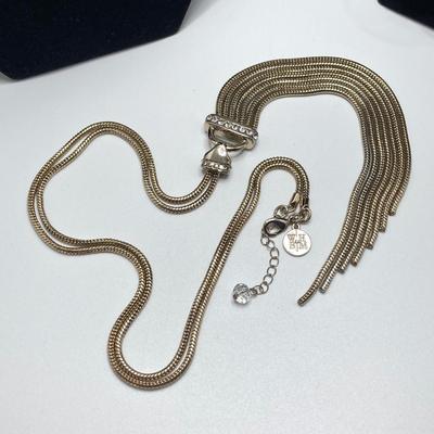 LOT 133: Vintage Silver Tone Statement Jewelry - Marlyn Schiff, White House Black Market (HBM), Chico's and More