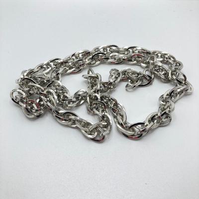 LOT 134: Silver Tone Pendant Necklaces / Chains