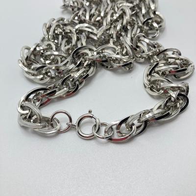 LOT 134: Silver Tone Pendant Necklaces / Chains