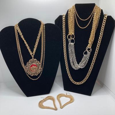 LOT 135: Gold / Silver Tone Fashion Jewelry - J Crew, Germany and More