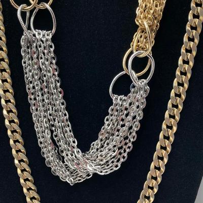 LOT 135: Gold / Silver Tone Fashion Jewelry - J Crew, Germany and More