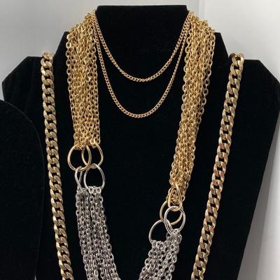 LOT 135: Gold / Silver Tone Fashion Jewelry - J Crew, Germany and More