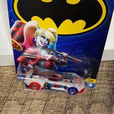 LOT 137: Batman / Hot Wheels Collection - Batman, Harley Quinn Gazella and More
