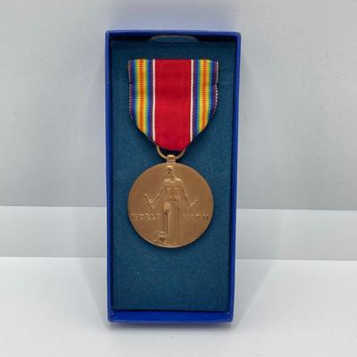 LOT 140: Vintage Military Collection - Zippo Lighter, Toy Soldier, Medal / Ribbons, Watch and Pins