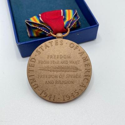 LOT 140: Vintage Military Collection - Zippo Lighter, Toy Soldier, Medal / Ribbons, Watch and Pins