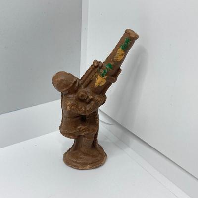 LOT 140: Vintage Military Collection - Zippo Lighter, Toy Soldier, Medal / Ribbons, Watch and Pins