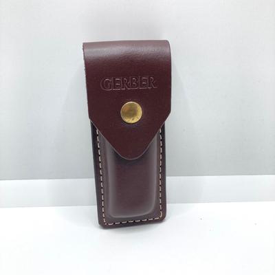 LOT 142: Vintage Gerber Folding Sportsman III Knife with Sheath Item No. 6406 Portland OR in Original Box (New Old Stock)