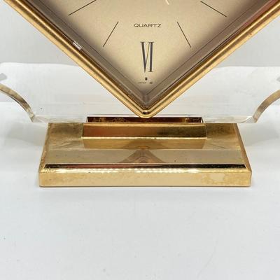LOT 145: Pair of Mantle / Desk Clocks - Kienzle Antique and Seiko Quartz