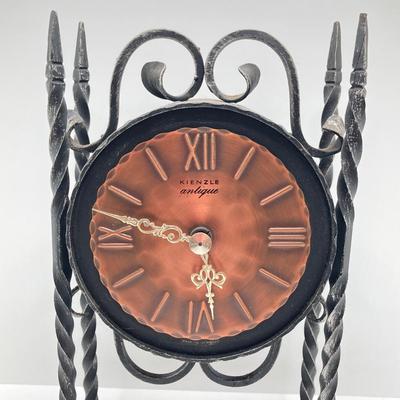 LOT 145: Pair of Mantle / Desk Clocks - Kienzle Antique and Seiko Quartz