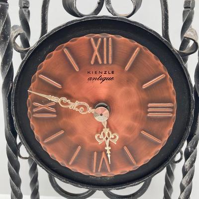 LOT 145: Pair of Mantle / Desk Clocks - Kienzle Antique and Seiko Quartz