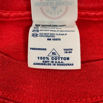 LOT 146: Vintage Philadelphia Phillies Collection - Youth Tackle Twill Jim Thome #25 T-Shirt, Crocheted Phanatic, Italian Baseball Cap,...