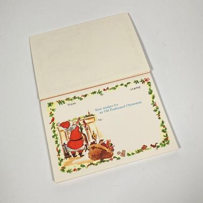 LOT 147: Vintage Christmas Collection - Stamps, Post Cards, Home Decor and Silvestri Kaleidoscope and More