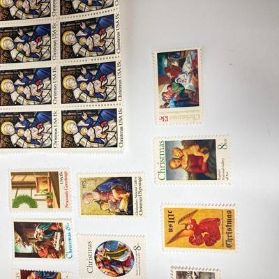 LOT 147: Vintage Christmas Collection - Stamps, Post Cards, Home Decor and Silvestri Kaleidoscope and More