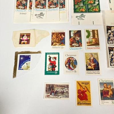 LOT 147: Vintage Christmas Collection - Stamps, Post Cards, Home Decor and Silvestri Kaleidoscope and More