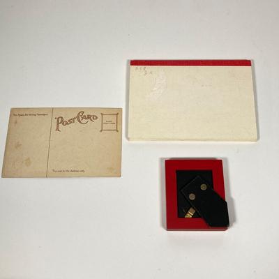 LOT 147: Vintage Christmas Collection - Stamps, Post Cards, Home Decor and Silvestri Kaleidoscope and More