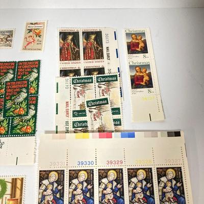 LOT 147: Vintage Christmas Collection - Stamps, Post Cards, Home Decor and Silvestri Kaleidoscope and More
