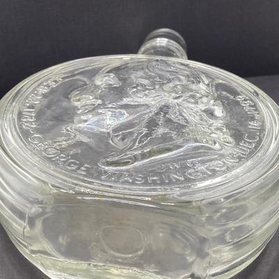 LOT 155: Vintage Uncle Sam Bank, George Washington Clear Glass Bottle, Federal Reserve Bank of Philadelphia Shredded Paper Bills, No Cash...