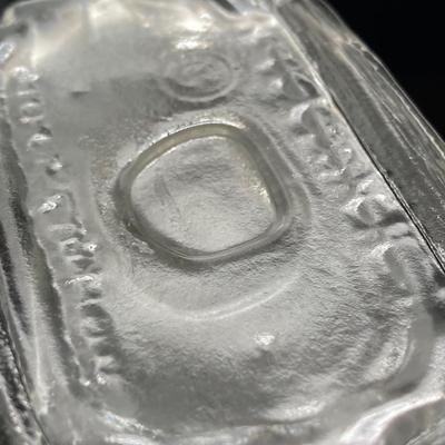 LOT 155: Vintage Uncle Sam Bank, George Washington Clear Glass Bottle, Federal Reserve Bank of Philadelphia Shredded Paper Bills, No Cash...