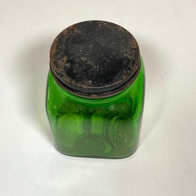 LOT 155: Vintage Uncle Sam Bank, George Washington Clear Glass Bottle, Federal Reserve Bank of Philadelphia Shredded Paper Bills, No Cash...