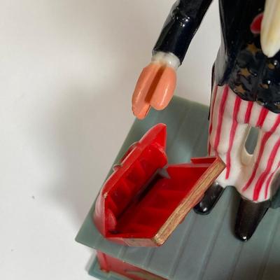 LOT 155: Vintage Uncle Sam Bank, George Washington Clear Glass Bottle, Federal Reserve Bank of Philadelphia Shredded Paper Bills, No Cash...