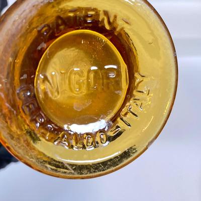 LOT 159: Mid-Century Modern Collection - Georges Briard Bowl, Nigor Amber Italy Grapes Salt and Pepper Shakers, Love Is Mug and More