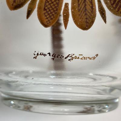 LOT 159: Mid-Century Modern Collection - Georges Briard Bowl, Nigor Amber Italy Grapes Salt and Pepper Shakers, Love Is Mug and More
