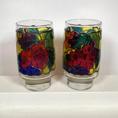 LOT 159: Mid-Century Modern Collection - Georges Briard Bowl, Nigor Amber Italy Grapes Salt and Pepper Shakers, Love Is Mug and More