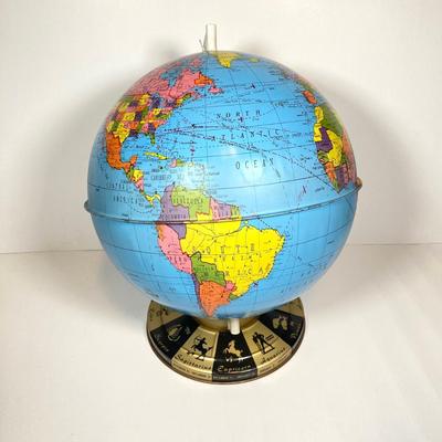 LOT 160: Vintage Occult Collection - Tarot Cards, Zodiac Globe, Crystals / Stones, Collapsible Magician / Top Hat and More