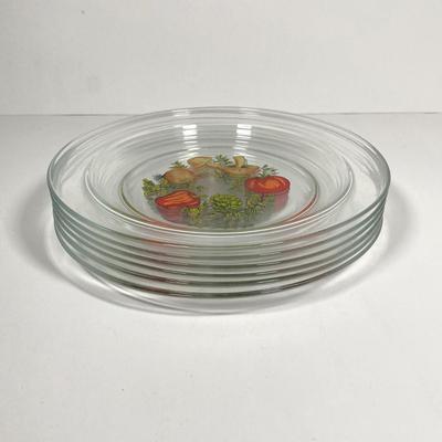 LOT 161: Vintage Corning Ware Pyrex Spice of Life Collection and Six Arcoroc France Glass Dishes