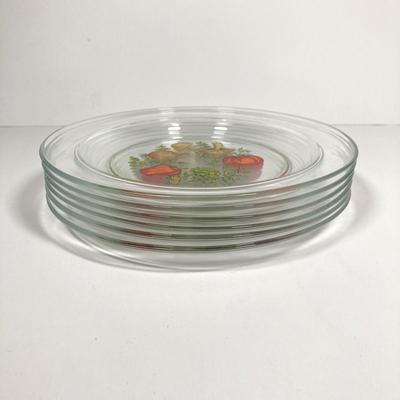 LOT 161: Vintage Corning Ware Pyrex Spice of Life Collection and Six Arcoroc France Glass Dishes