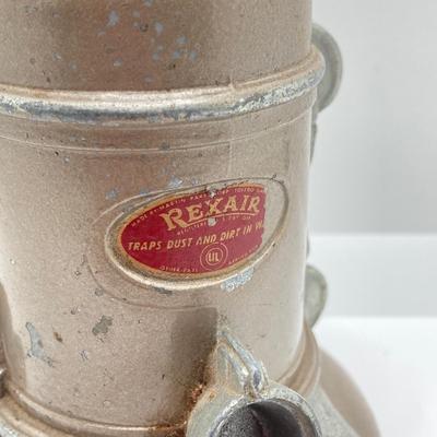 LOT 163: Collection of Coin Banks - Vintage Rexair Vacuum, Humane Society Piggy, Tropical Fish and Souvenir Barrell