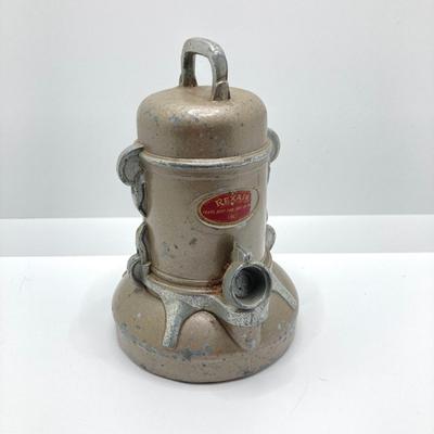 LOT 163: Collection of Coin Banks - Vintage Rexair Vacuum, Humane Society Piggy, Tropical Fish and Souvenir Barrell