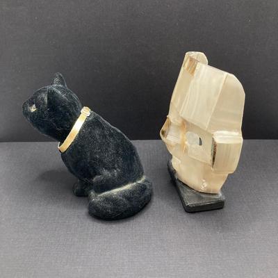 LOT 166: Spooky Cool Vintage Collection - Bejeweled Pumpkin, Witches, Black Cats, Mother of Pearl Mask and More