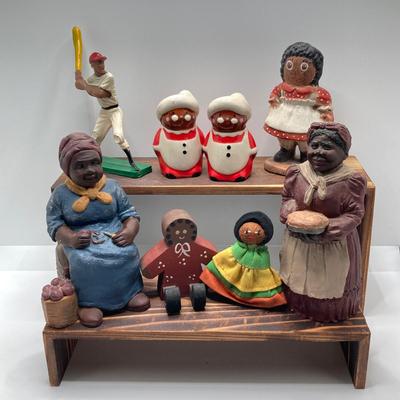 LOT 179: Black Americana Collection - Figurines, Salt and Pepper Shakers and More