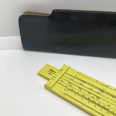 LOT 68: Vintage Office Supplies and More - Personalized Sterling Stamp Holder (50.5 gtw), Arrow 203 Stapler, Pickett Microline Ruler with...