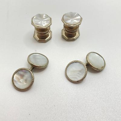 LOT 69: Vintage Jewelry and Accessories - Swiss Bulova Ladies Watch 10K Gold Filled, Queen Elizabeth The Second Clip-on Earrings, Abalone...