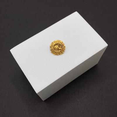 LOT 71: Antique Gold Personalized Warren & Co New York Trenton High School 1914 Class Pin - 14K 2.2 gtw